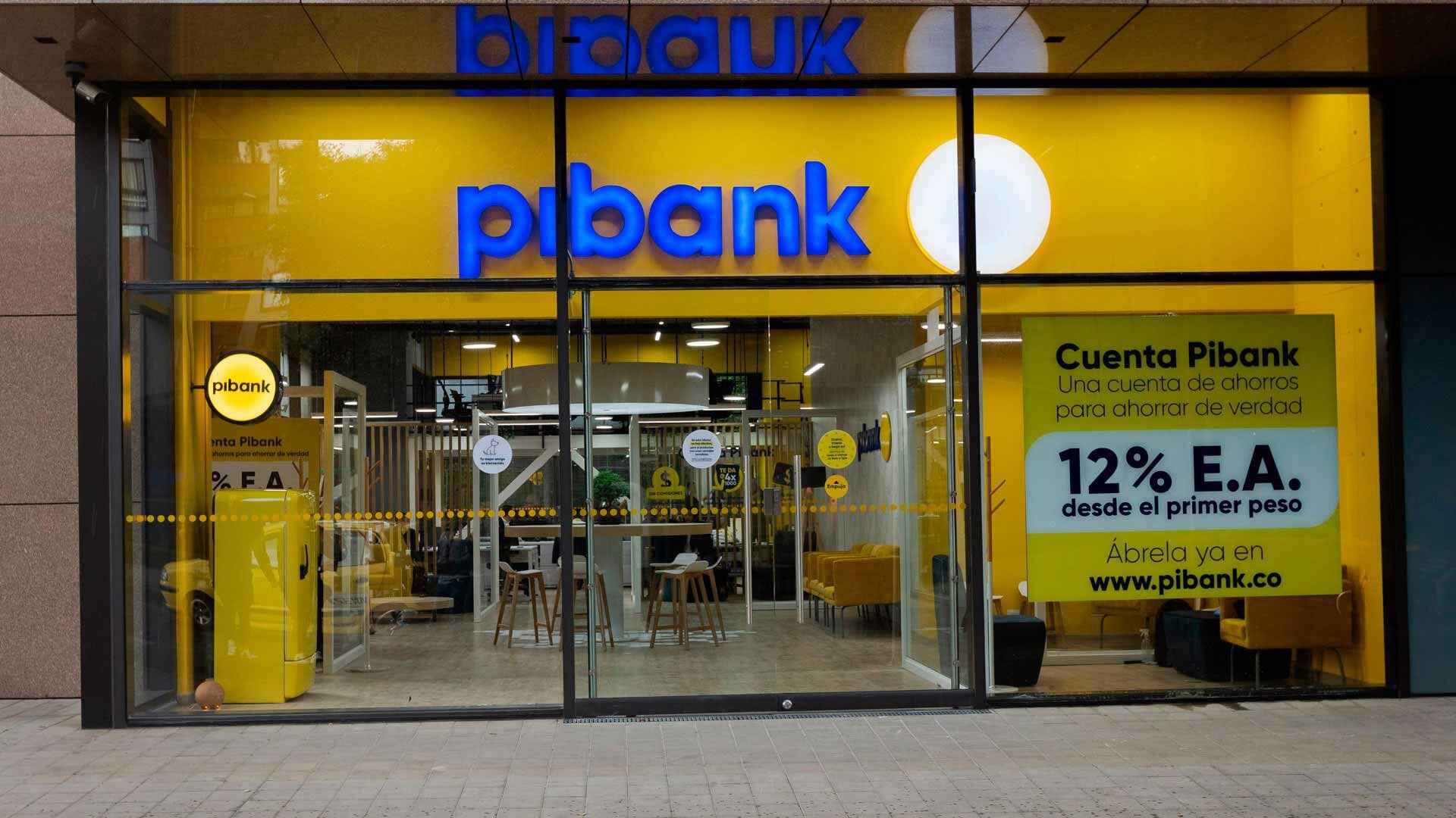 Foto de referencia de una oficina de Pibank de Bogotá