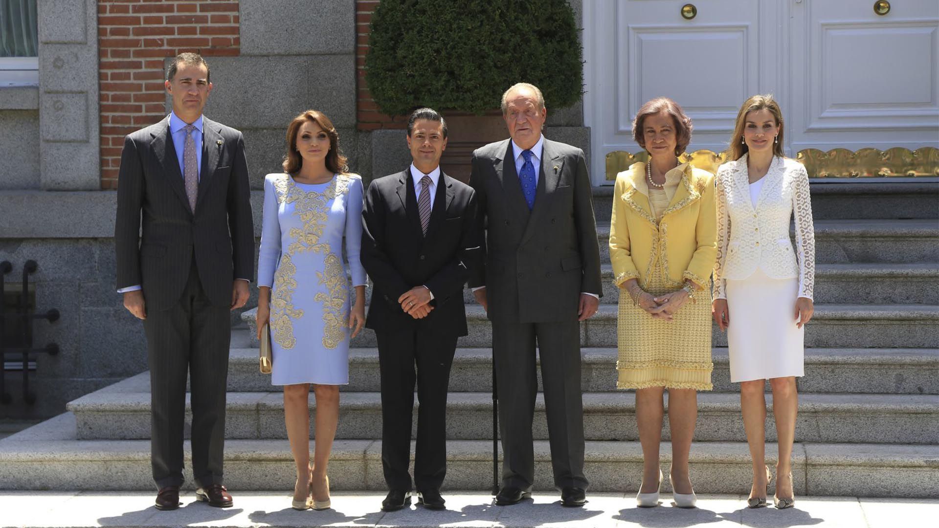 Peña Nieto y el rey de España Juan Carlos I (Foto: Cuartoscuro)