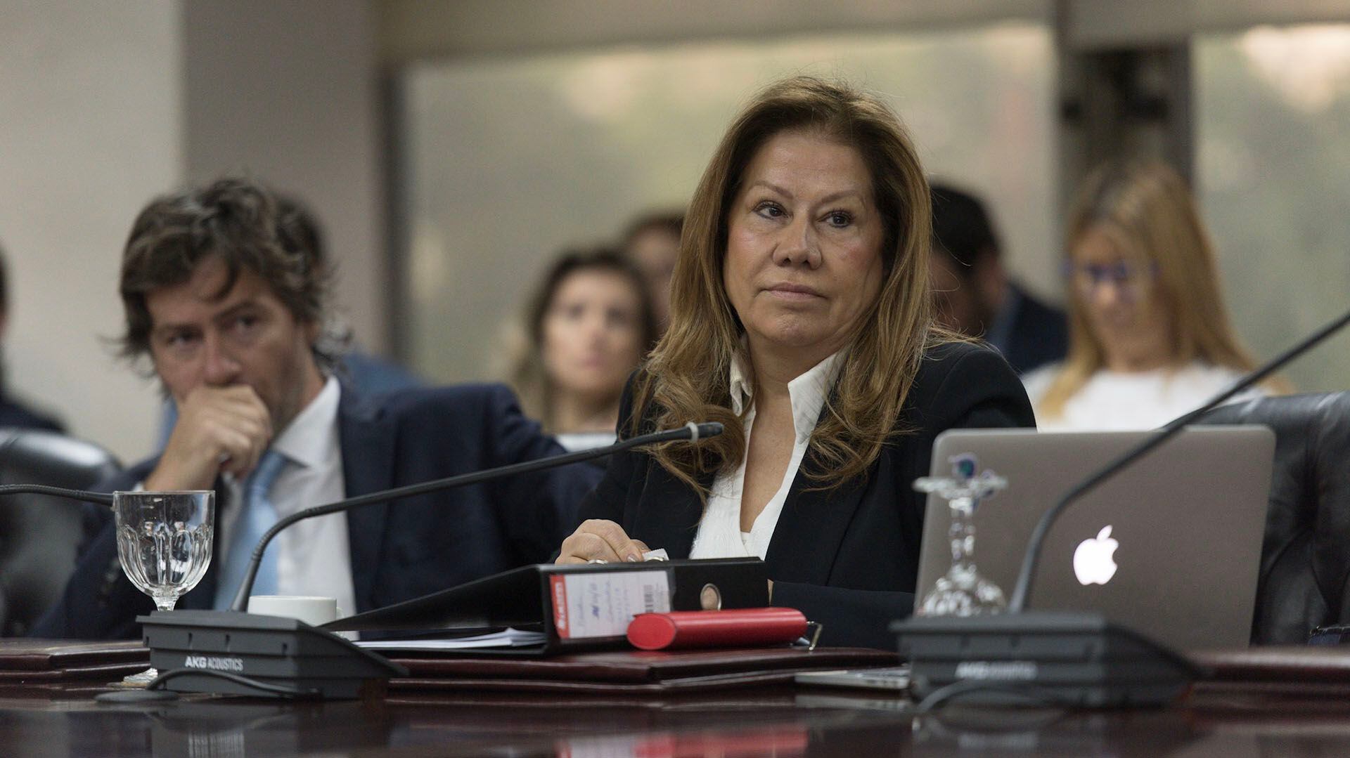 Graciela Camaño, en una sesión del Consejo de la Magistratura 