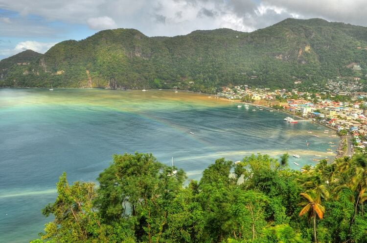 Santa Lucía es una nación insular del Caribe Oriental (Shutterstock)