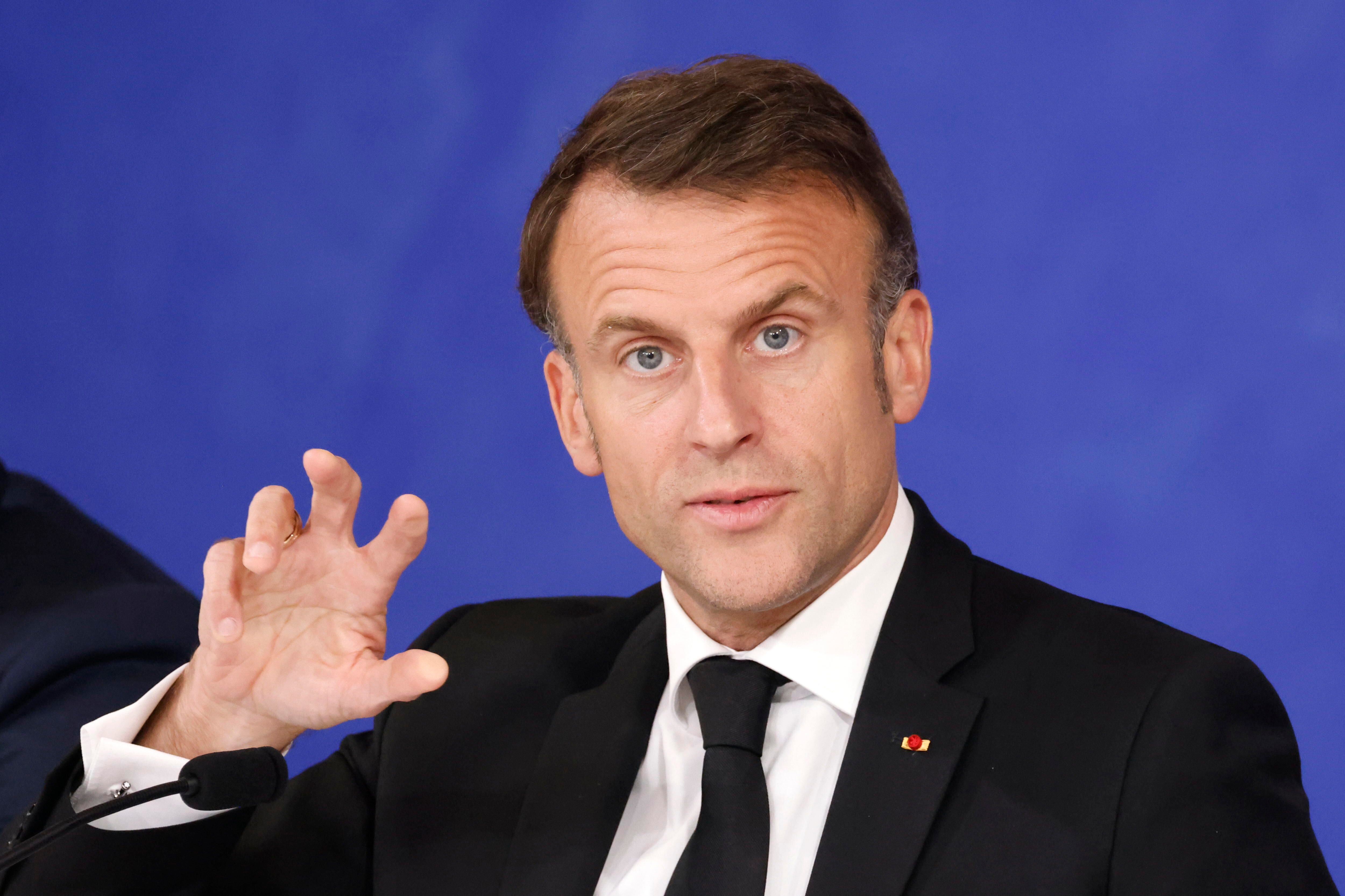 Macron condenó “con la mayor firmeza” los bloqueos estudiantiles en las universidades de Francia (EFE)
