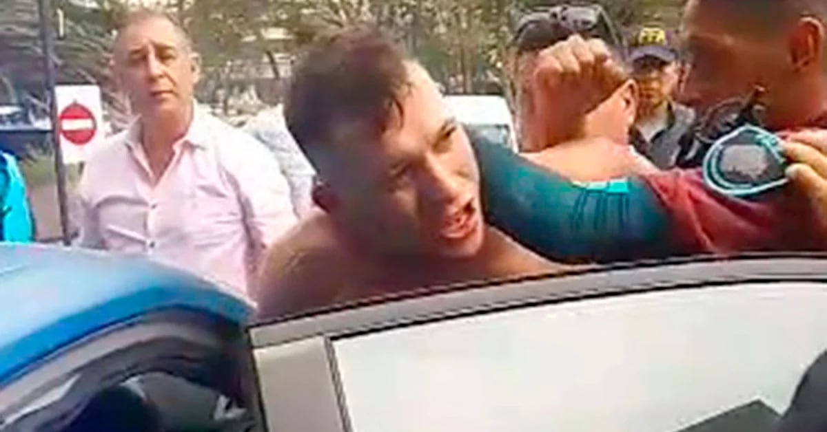 Video: this is how they arrested the police murderer in Retiro