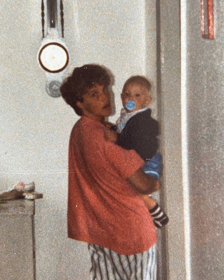 Conor McGregor junto a su tía