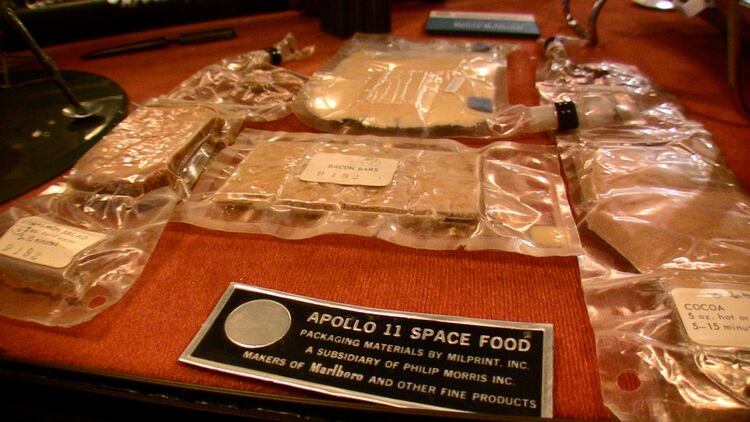 Comida del Apolo 11 está expuesta en el museo Smithsoniano de Washington (NASA)