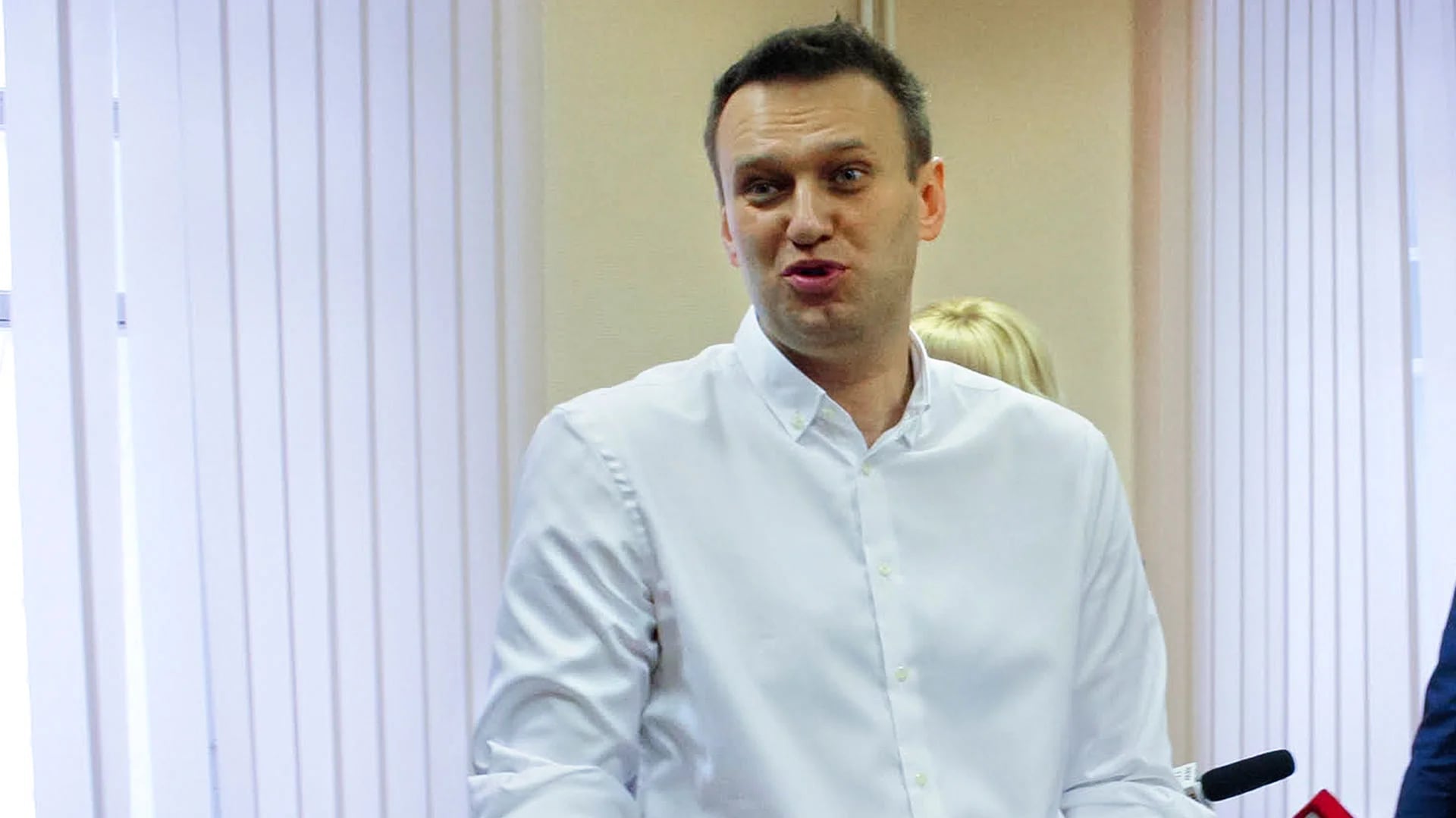 La esposa del abogado, Yulia Navalnaya, informó en Twitter que Navalny había sido arrestado (AP)
