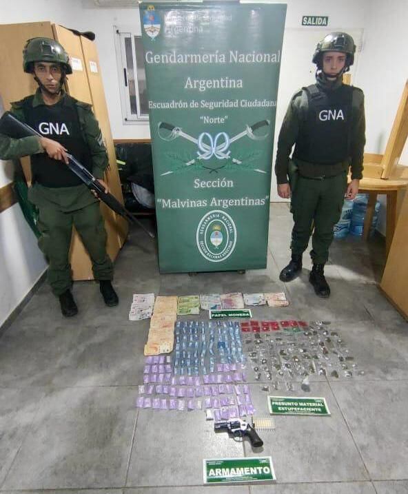Gendarmería Nacional procedimiento Malvinas Argentinas