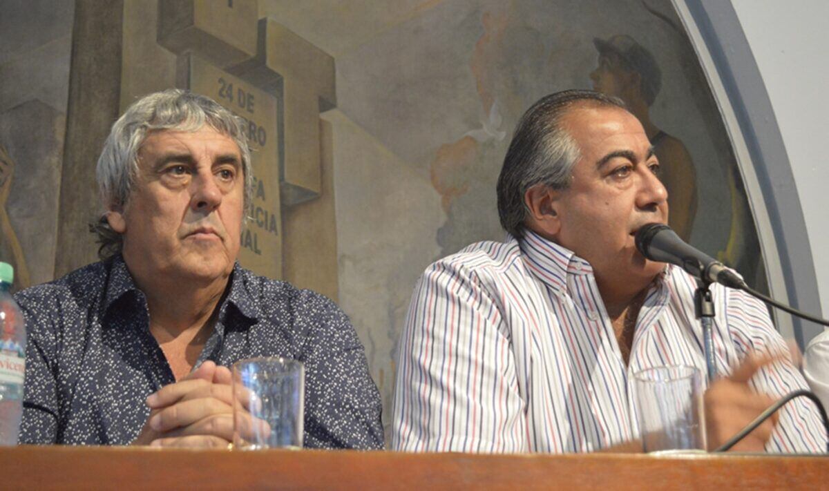 Héctor Daer y Sergio Romero, dirigentes de la CGT