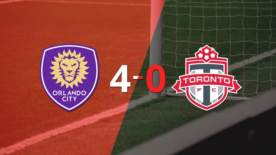Toronto FC se fue goleado 4-0 en su visita a Orlando City SC