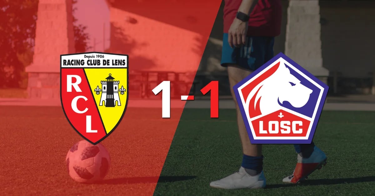 Lens and Lille drew 1-1
