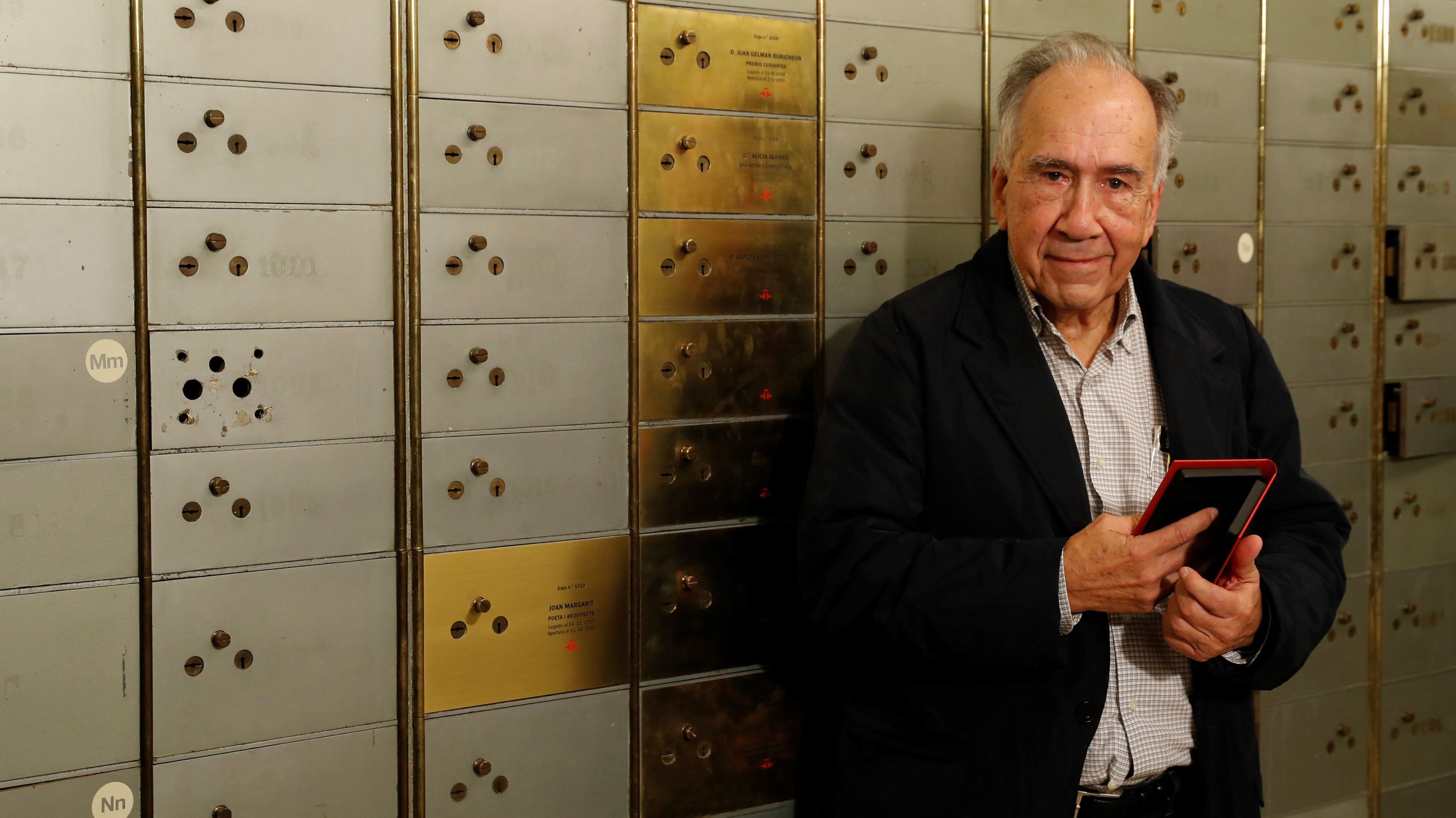 Margarit en la sede del Instituto Cervantes (EFE/Ballesteros)