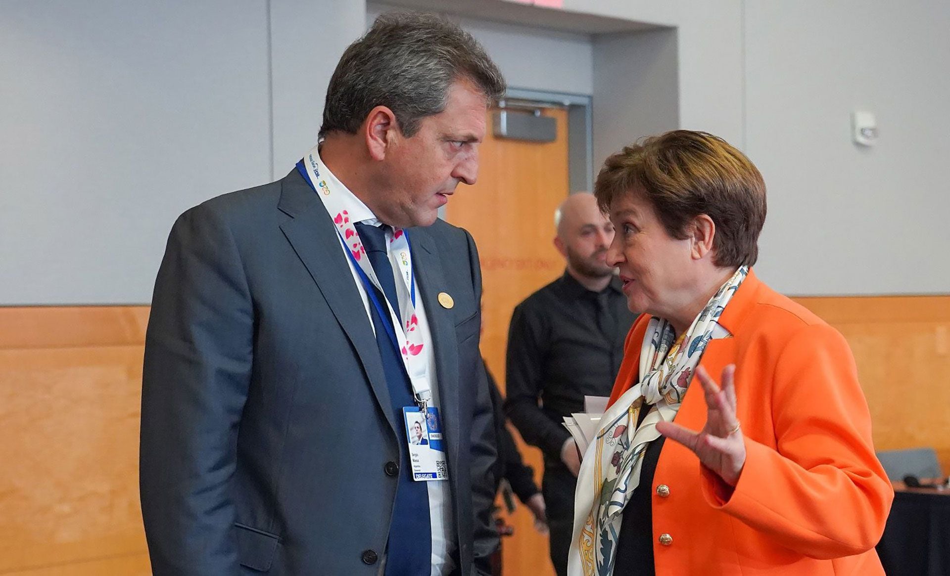 Durante su viaje por Estados Unidos, Sergio Massa se reunirá con la titular del FMI, Kristalina Georgieva 