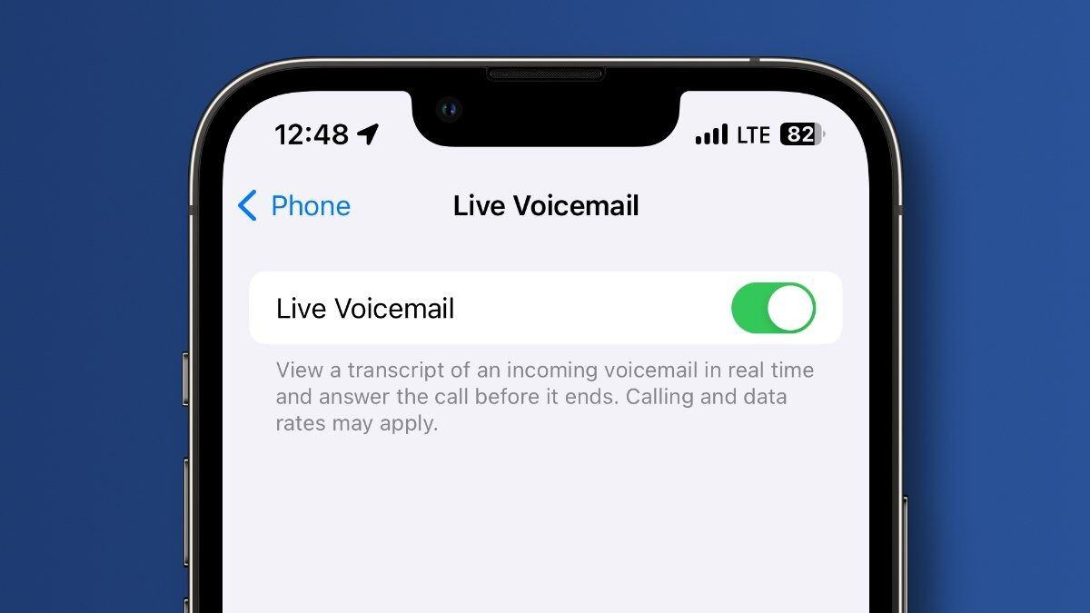 Live Voicemail es una nueva función de iOS 17 que permite generar textos durante la emisión de los mensajes de voz al perder una llamada. (Apple Insider)