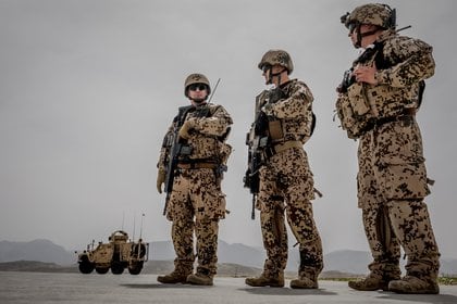 Soldados alemanes en Afganistán.      Michael Kappeler/Pool via Reuters/File Photo