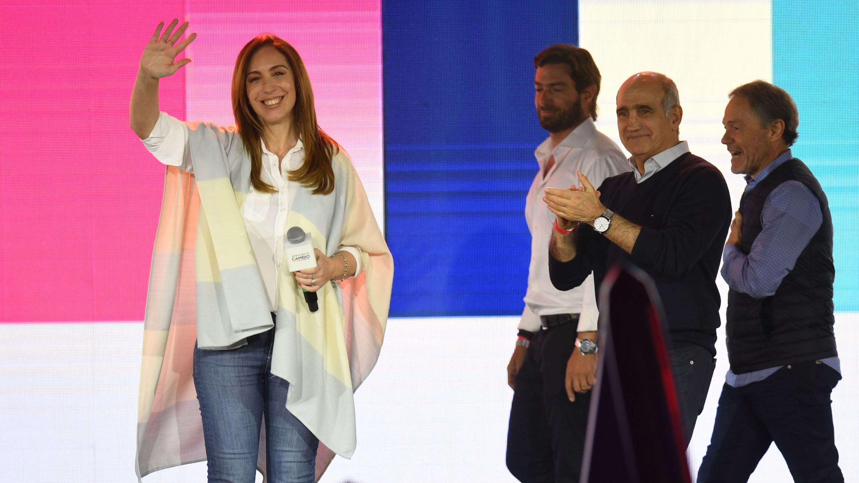 La gobernadora bonaerense María Eugenia Vidal recibirá a Axel Kicillof en La Plata (Télam)