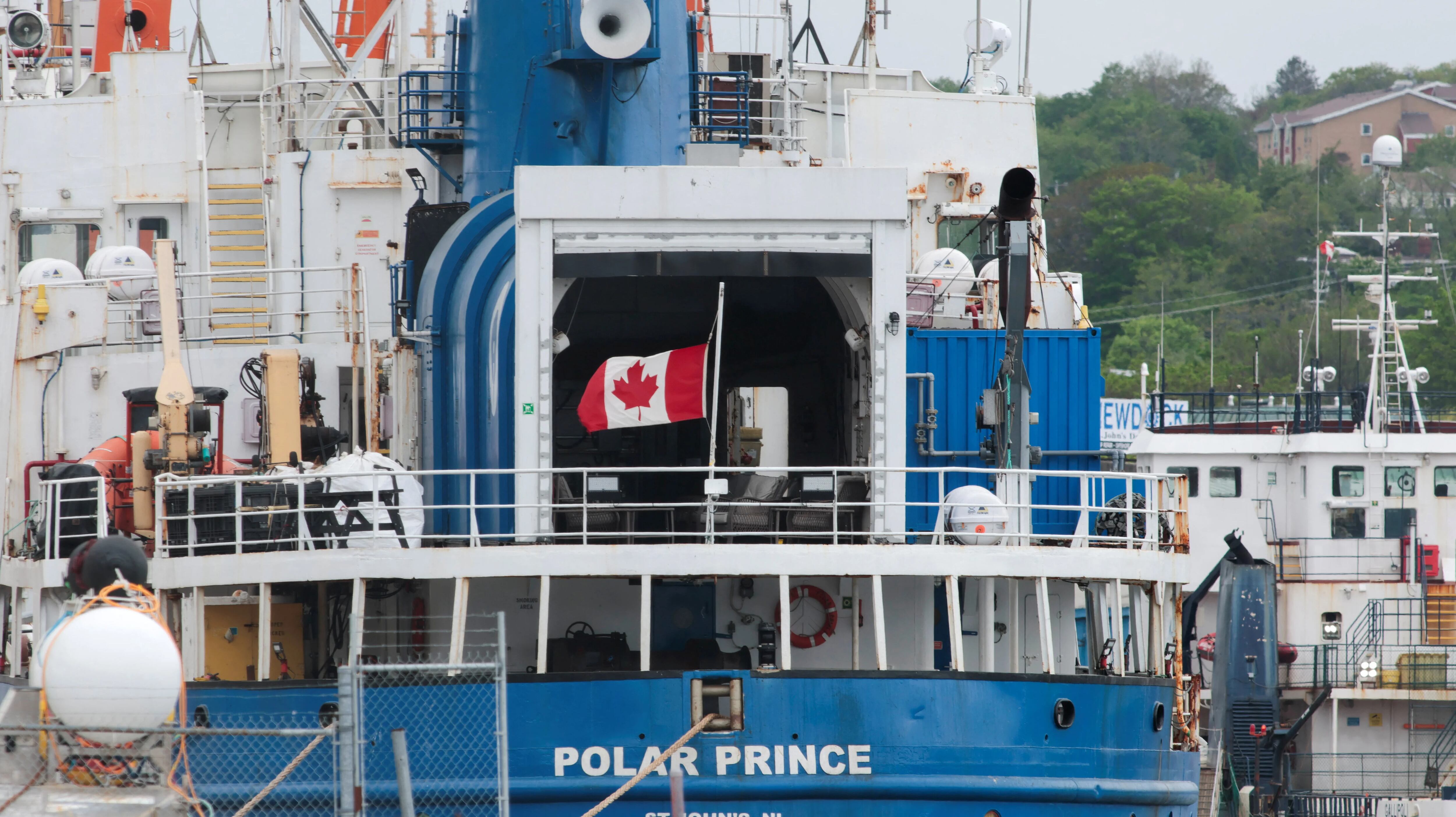 El Polar Prince, buque de apoyo del sumergible de OceanGate (Reuters)