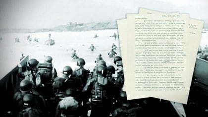 El capitán Jeffrey Smith desembarcó en la "playa Utah", durante la operación en Normandía de las fuerzas aliadas (Jeffrey H. Smith/Archivo)