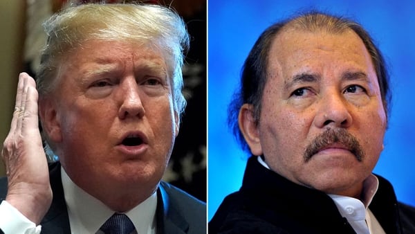 EEUU exigió al régimen de Daniel Ortega poner fin a la brutal represión y pidió elecciones anticipadas en Nicaragua Trump-daniel-ortega