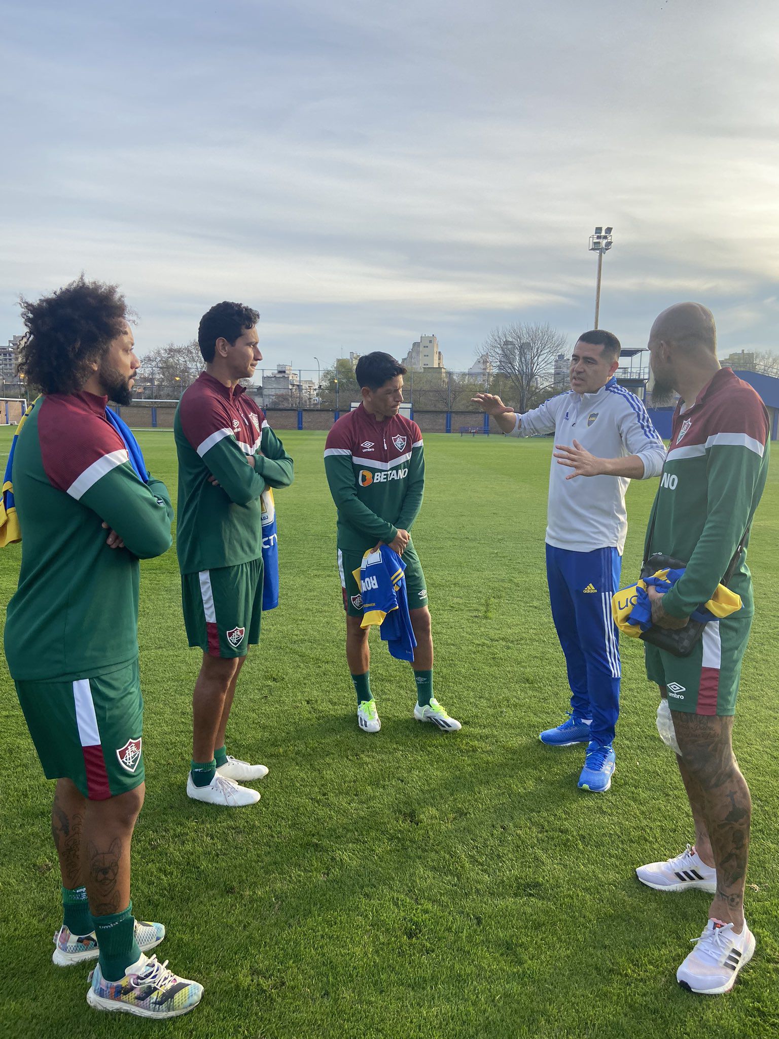 Conversación futbolera con las estrellas del Flu