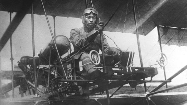 Aviador japonÃ©s, 1914<br> Biblioteca Nacional de Francia 163