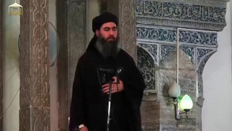 Abu Bkr al Baghdadi, líder del ISIS, en 2014