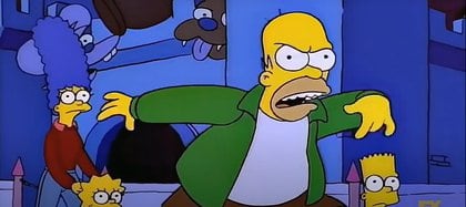 Homero dice que será el único que puede arruinar las vacaciones de su familia