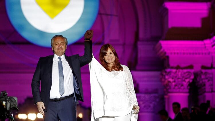 Alberto Fernández y Cristina Fernández (AFP)