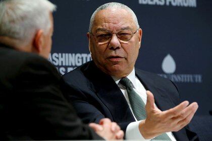 El ex secretario de Estado de EEUU Colin Powell destacó que Washington no buscaba el poder por el poder en sí, ya que creía tenerlo. (REUTERS/Jonathan Ernst)