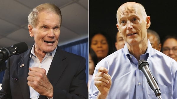 El senador Bill Nelson (Demócrata) se acerca cada vez más al gobernador Rick Scott (Republicano), que presentó una demanda por el conteo de votos en Florida