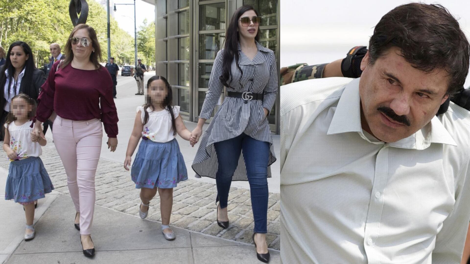 La reacción de las hijas de 'El Chapo' al ver a su padre en prisión
