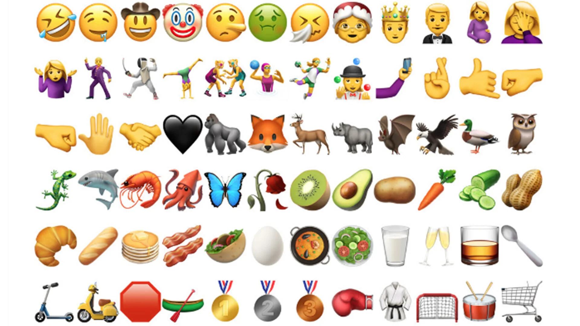 El diseño y la cantidad de emojis disponible en las plataformas ha evolucionado con el paso de los años.