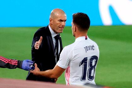 Luka Jovic fue un refuerzo pedido por Zinedine Zidane (EFE)