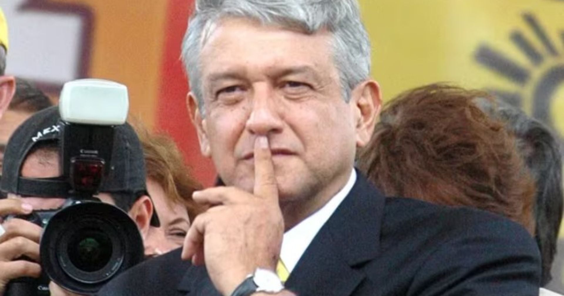AMLO cuando fue candidato presidencial del PRD en 2006