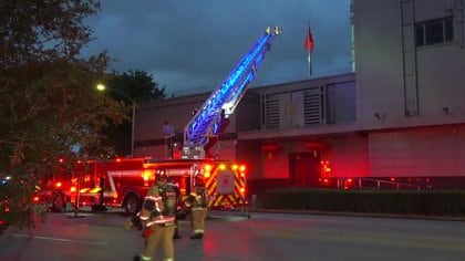 Incendio en el consulado de China en Houston