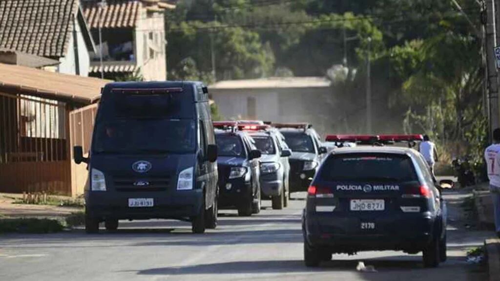 La policía de Brasilia allanó la casa del detenido