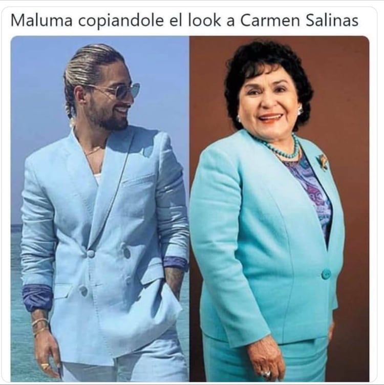 Maluma fue comparado con Carmen Salinas