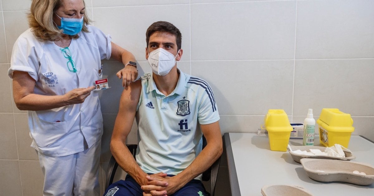 The Spanish soccer team is already vaccinated for coronavirus