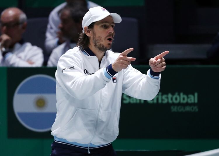 Gastón Gaudio, el entrenador del equipo argentino (REUTERS/Sergio Perez)