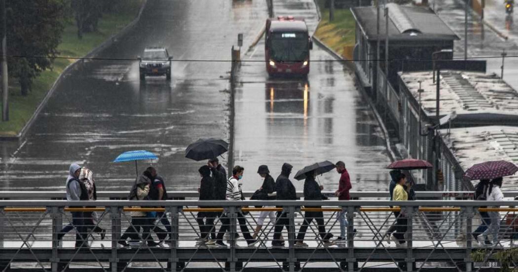 En Bogotá se espera una semana pasada por agua, según el Ideam - crédito Alcaldía de Bogotá