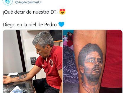 El tuit que compartió Argentino de Quilmes