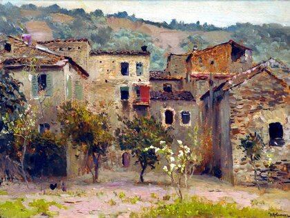 “Cerca de Bordighera en el norte de Italia” (1890, Galería Estatal Tretyakov)