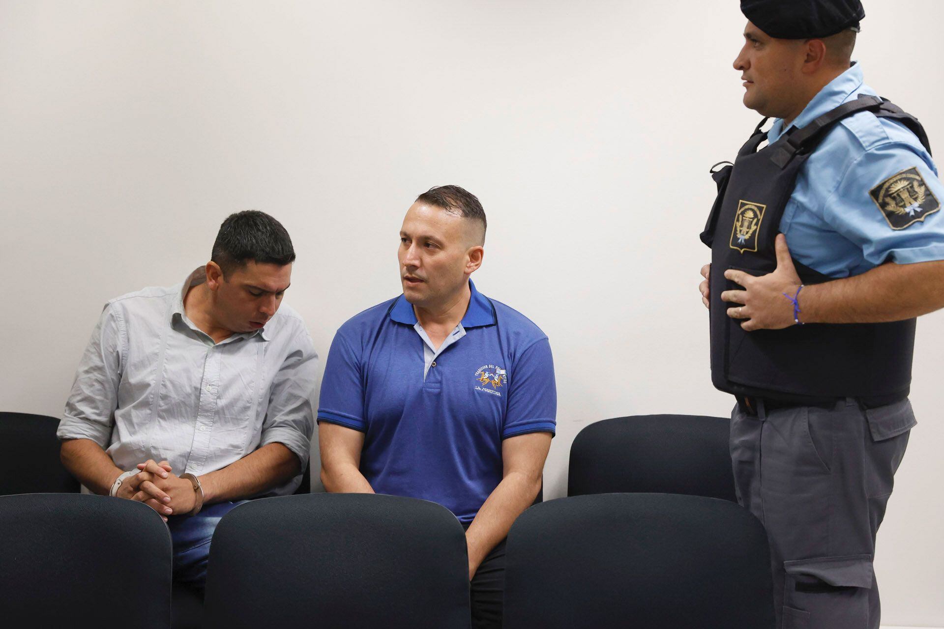 Dos de los policías condenados por el asesinato del adolescente Blas Correas, en Córdoba (Mario Sar)