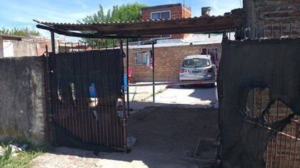 El garage donde ocurrió el accidente en Quilmes