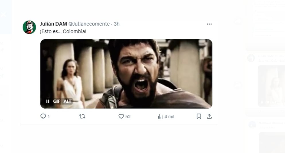 Esta fue la divertida reacción de las redes ante la colombiana que se defendió de los carteristas en Madrid - crédito @Julianecomente/X