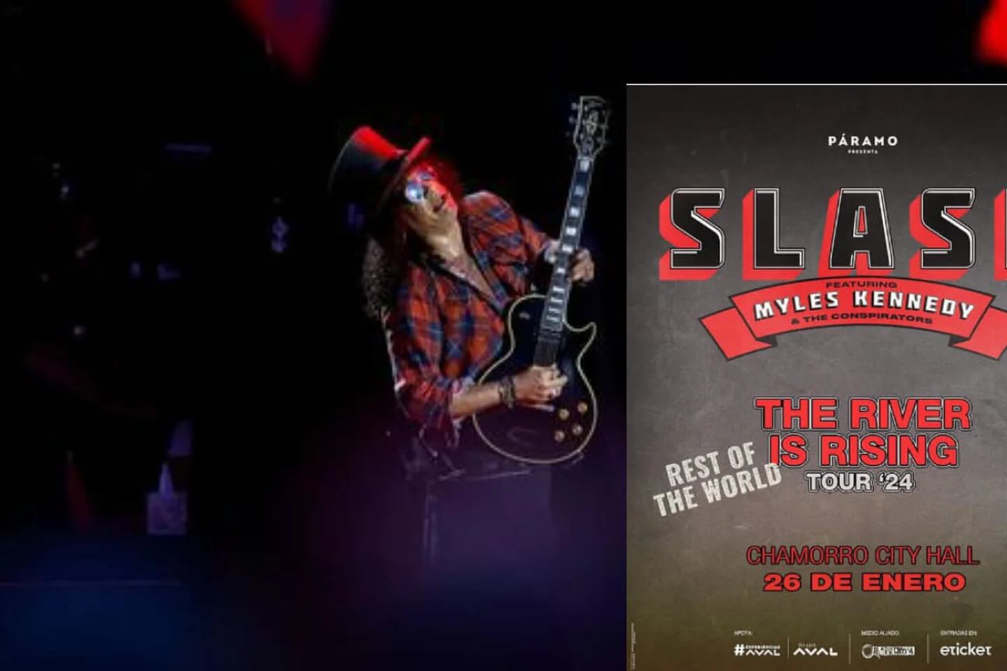 Slash ft. Myles Kennedy & The Conspirators • The River Is Rising Tour • BA,  Movistar Arena Argentina, Olivos, February 9 2024