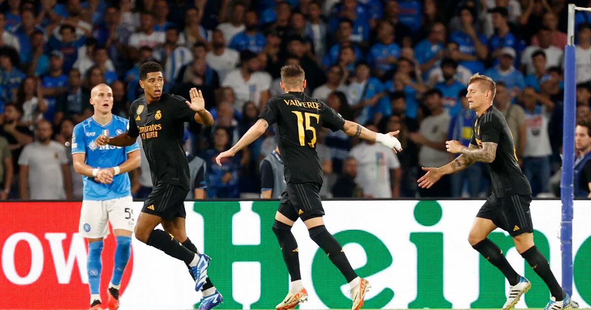 Il Real Madrid batte 3-2 il Napoli in Italia in Champions League: tutti i gol di giornata