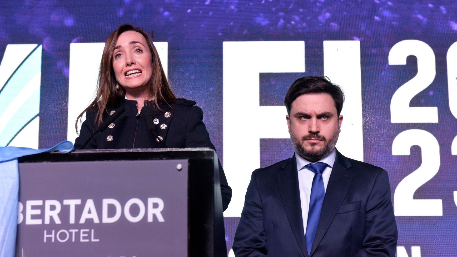 Victoria Villarruel, precandidata a vicepresidenta de La Libertad Avanza Crédito: Gustvo Gavotti