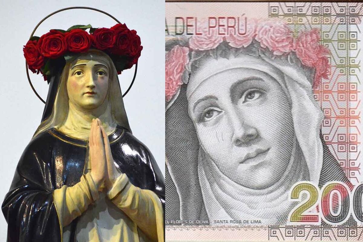 Santa Rosa de Lima reciente billetes de hasta S/ 200 como ofrenda en su  ermita - Infobae, image size:1200x800