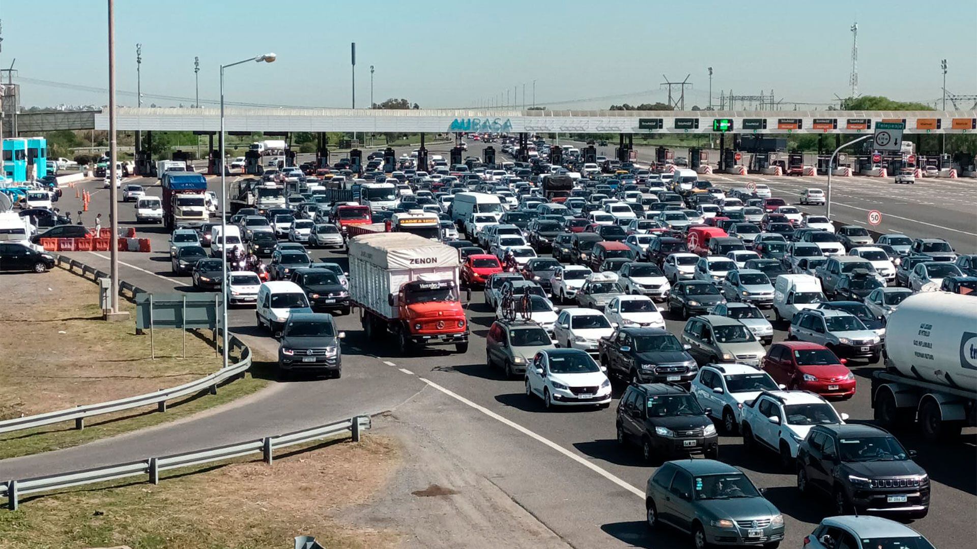 peaje hudson empalme con ruta 2-trafico-fin-de-semana-largo