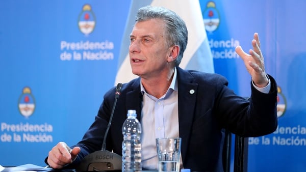 El presidente Mauricio Macri