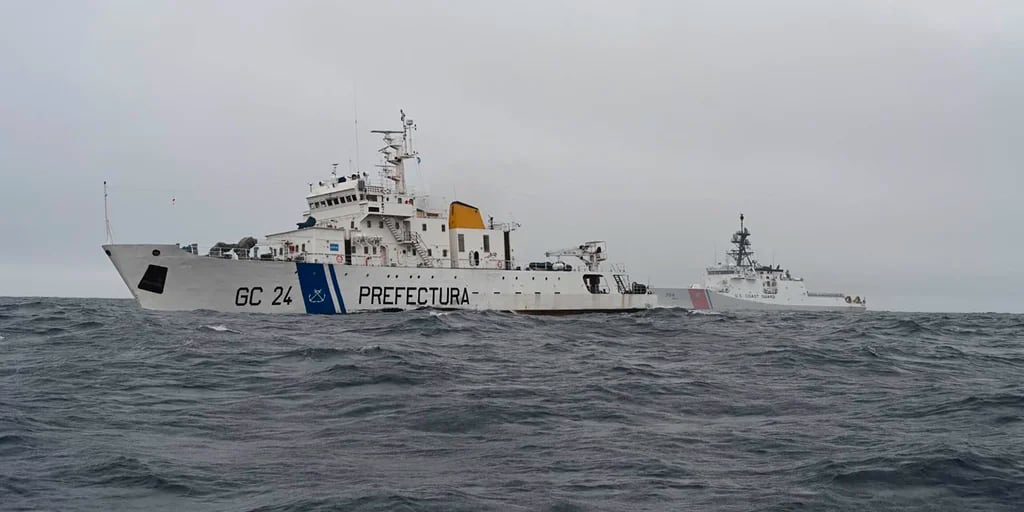 Prefectura realizó un adiestramiento conjunto con la Guardia Costera de Estados Unidos
